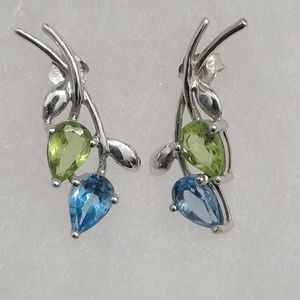 10K White Gold Earrings